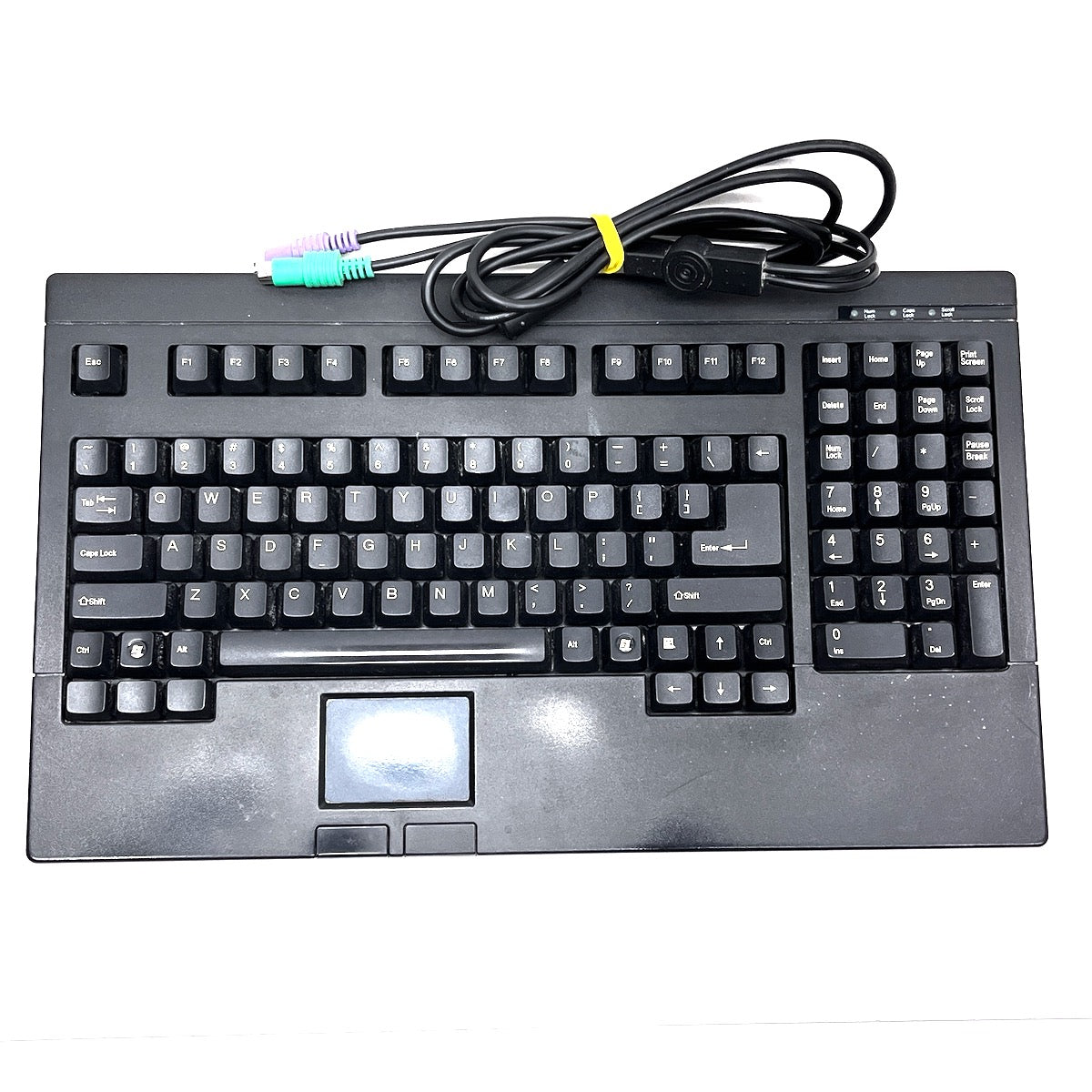 Solidtek ACK-730 Industrial Compact Keyboard w/ Touchpad PS/2 1U Rackmount