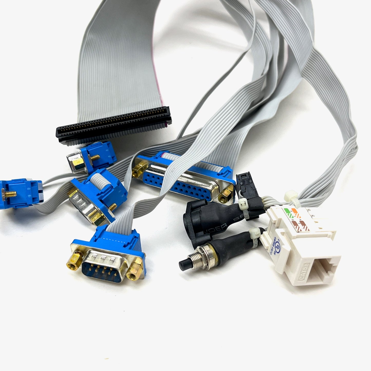 WinSystems CBL‑251‑G‑1‑1.5F Multi‑I/O Ribbon Cable 18″ RoHS