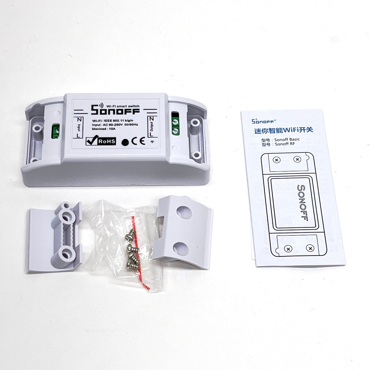 Sonoff Basic RF WiFi Smart Switch Alexa Google Home DIY Relay