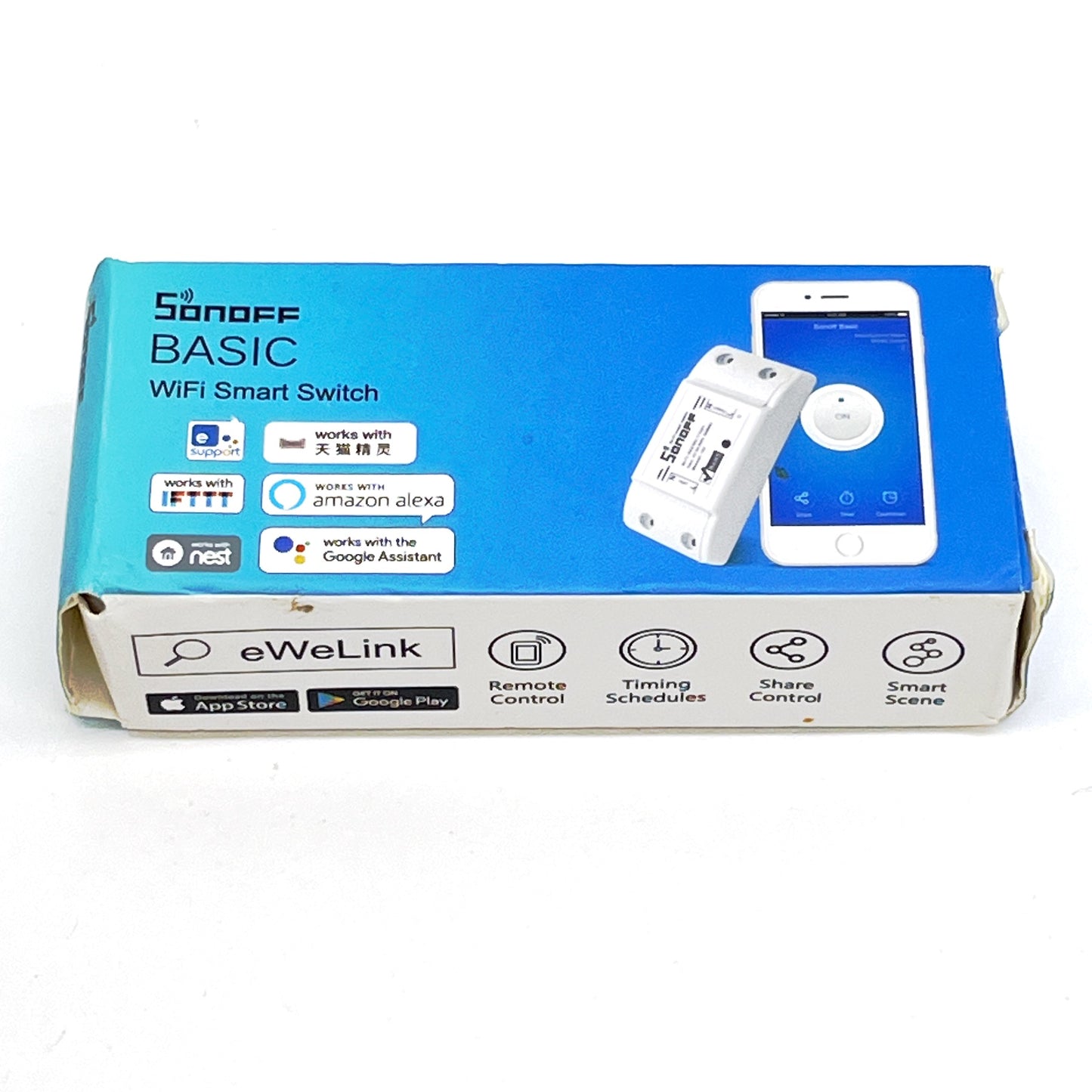 Sonoff Basic RF WiFi Smart Switch Alexa Google Home DIY Relay