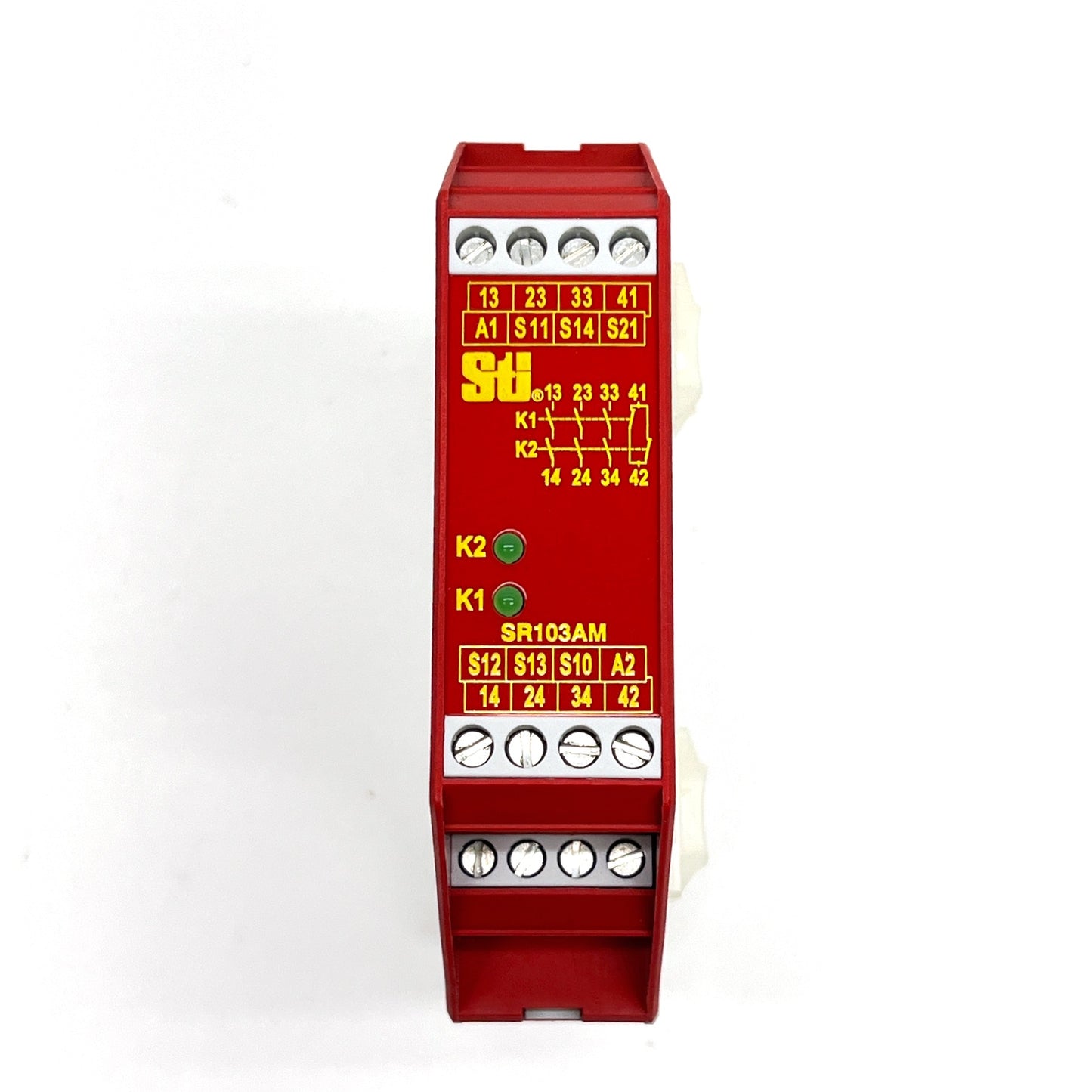 Omron SR103AM01 Safety Relay 24VAC/DC Dual‑Channel 3NO 1NC DIN Rail