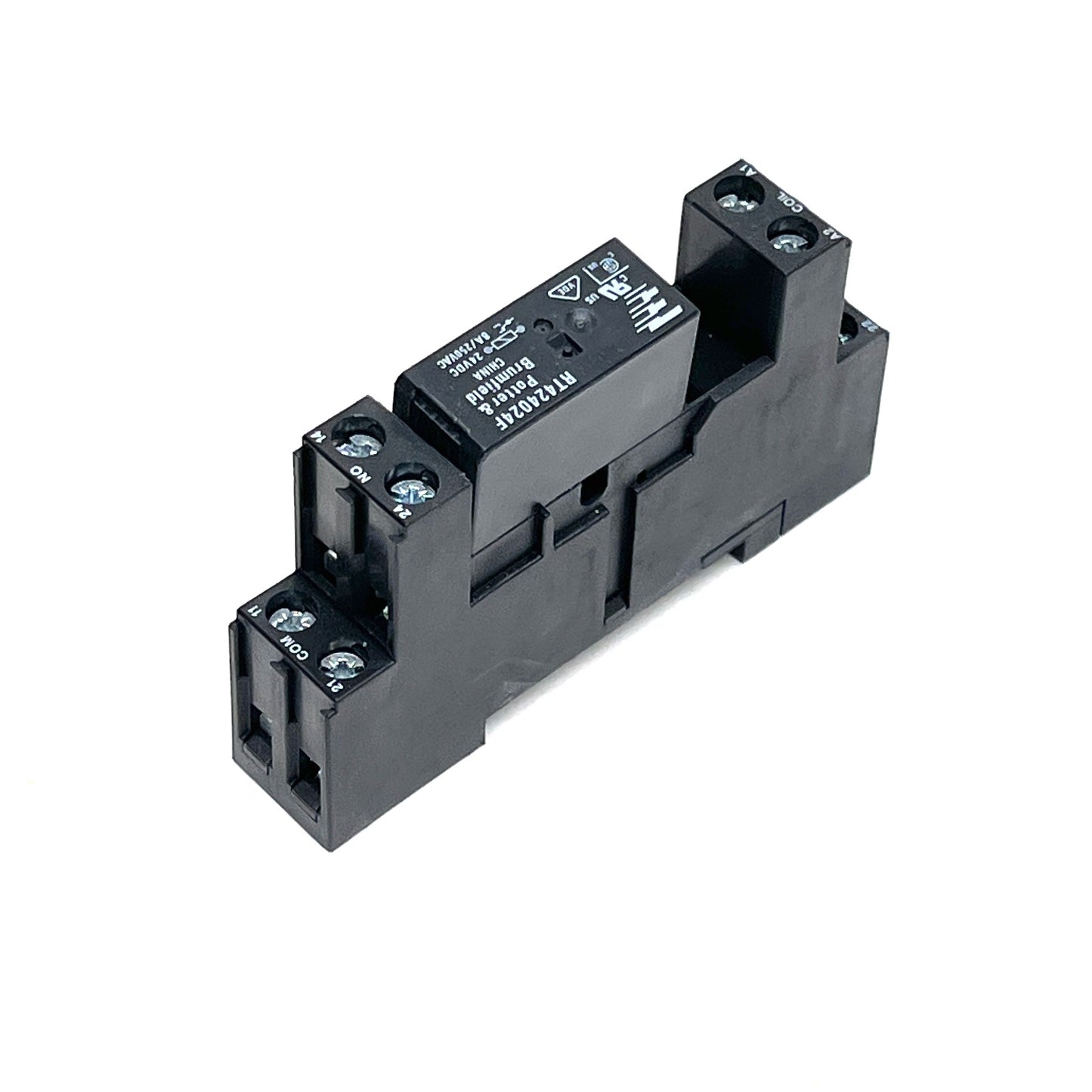 Power PCB Relay RT2 DPDT 24VDC TE Connectivity Potter & Brumfield 8A