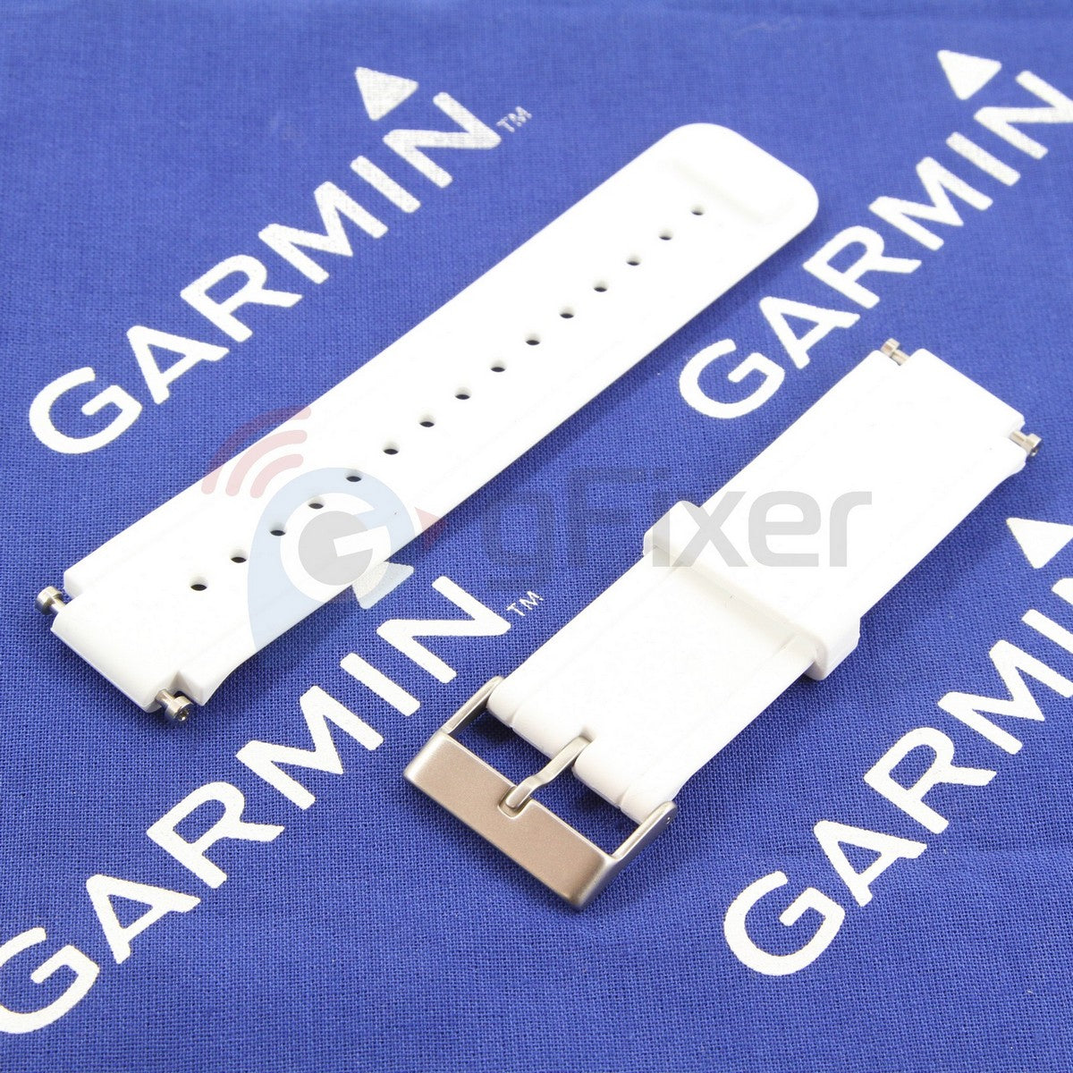 Rubber band for Garmin vivoactive (white) New