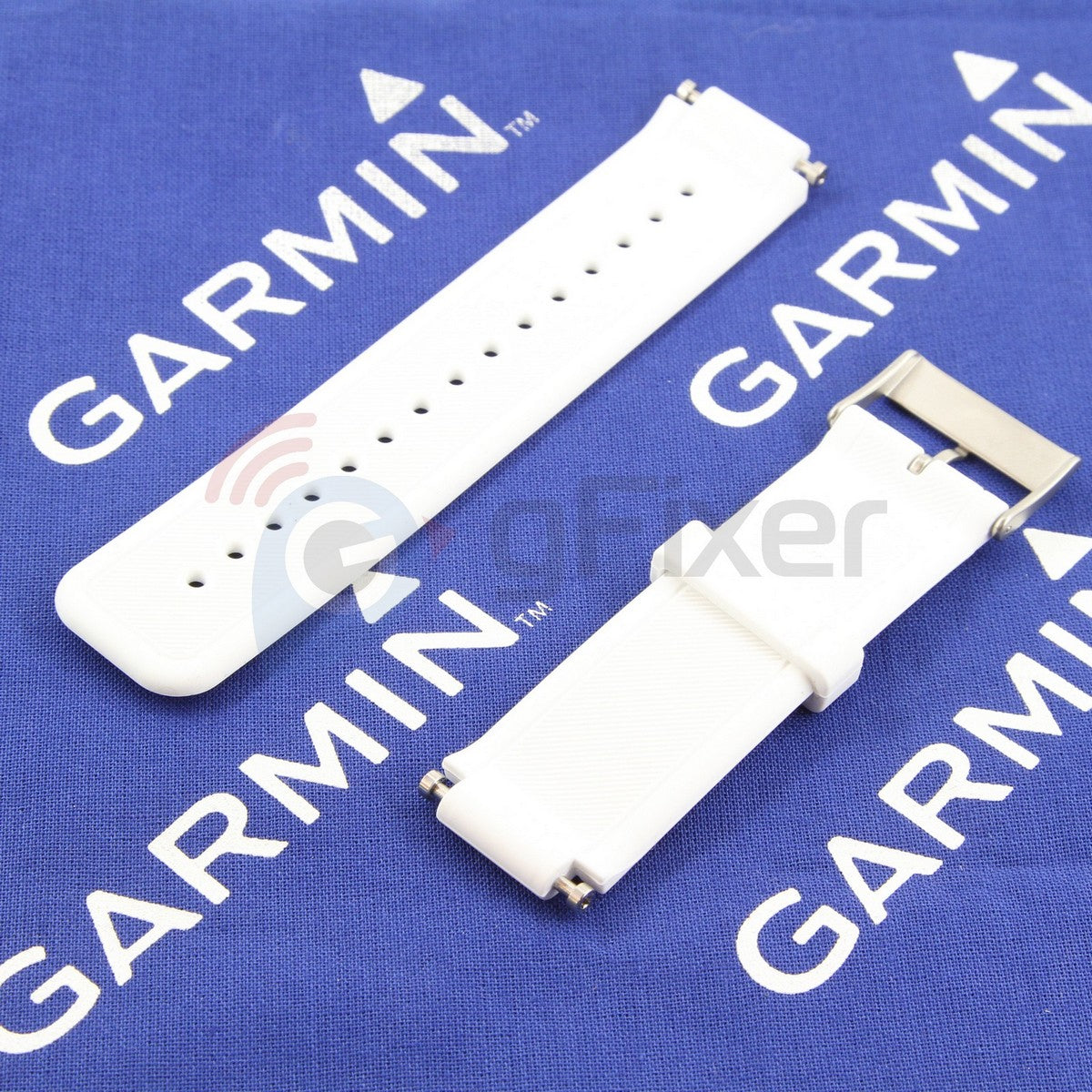 Rubber band for Garmin vivoactive (white) New