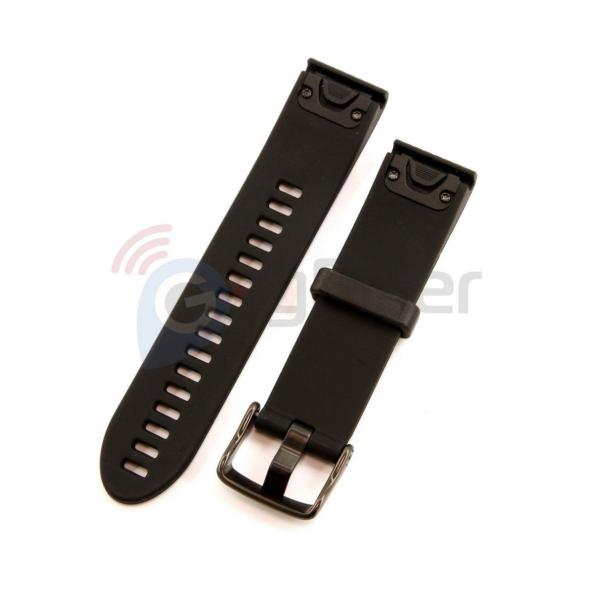 Silicone band for Garmin Fenix 5s Black. QuickFit 20mm. OEM (without screwdrivers and box) New