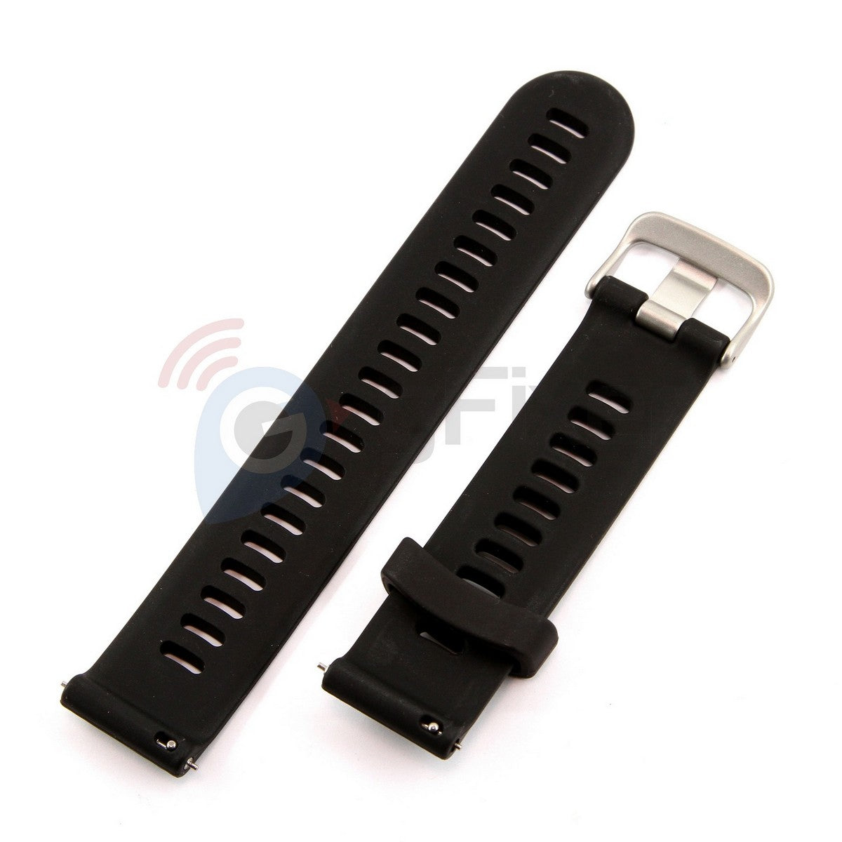 Silicone band for Garmin Forerunner 645 Black. QuickFit 20mm. OEM (without screwdrivers and box) New
