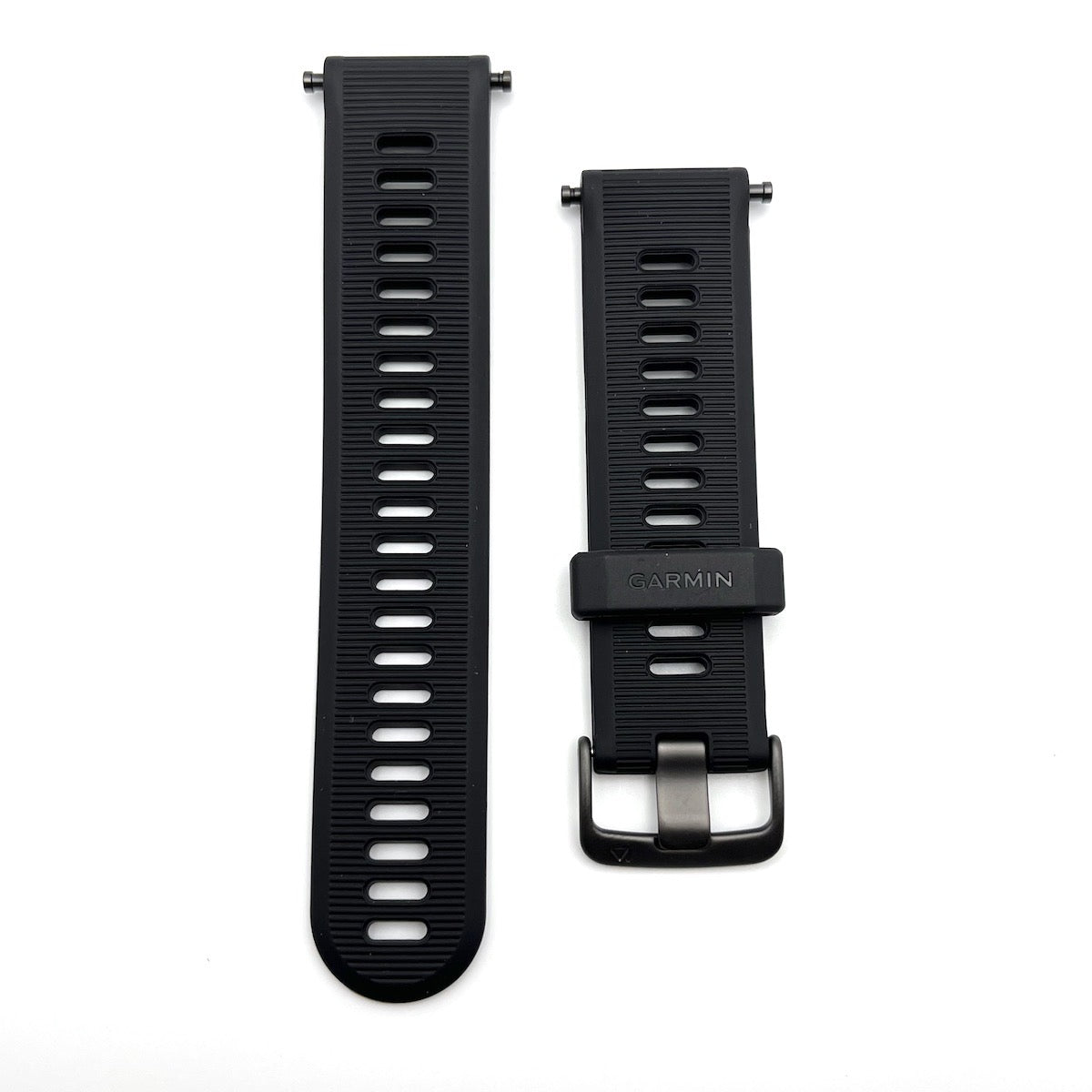Silicone band for Garmin Forerunner 945 (black) 100% Genuine 22mm T6 New