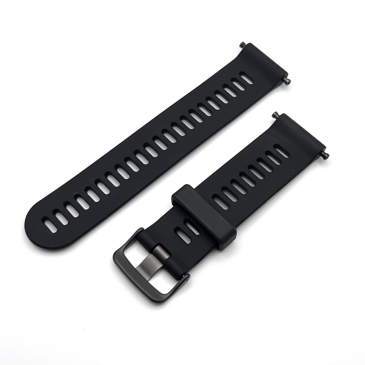 Silicone band for Garmin Forerunner 945 (black) 100% Genuine 22mm T6 New