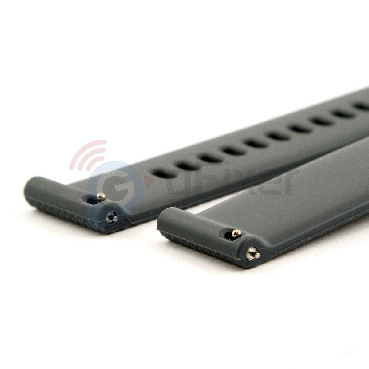 Silicone band for Garmin vivomove HR Grey/gold. Quick Release 20mm. OEM (without screwdrivers and box). Size - LARGE New