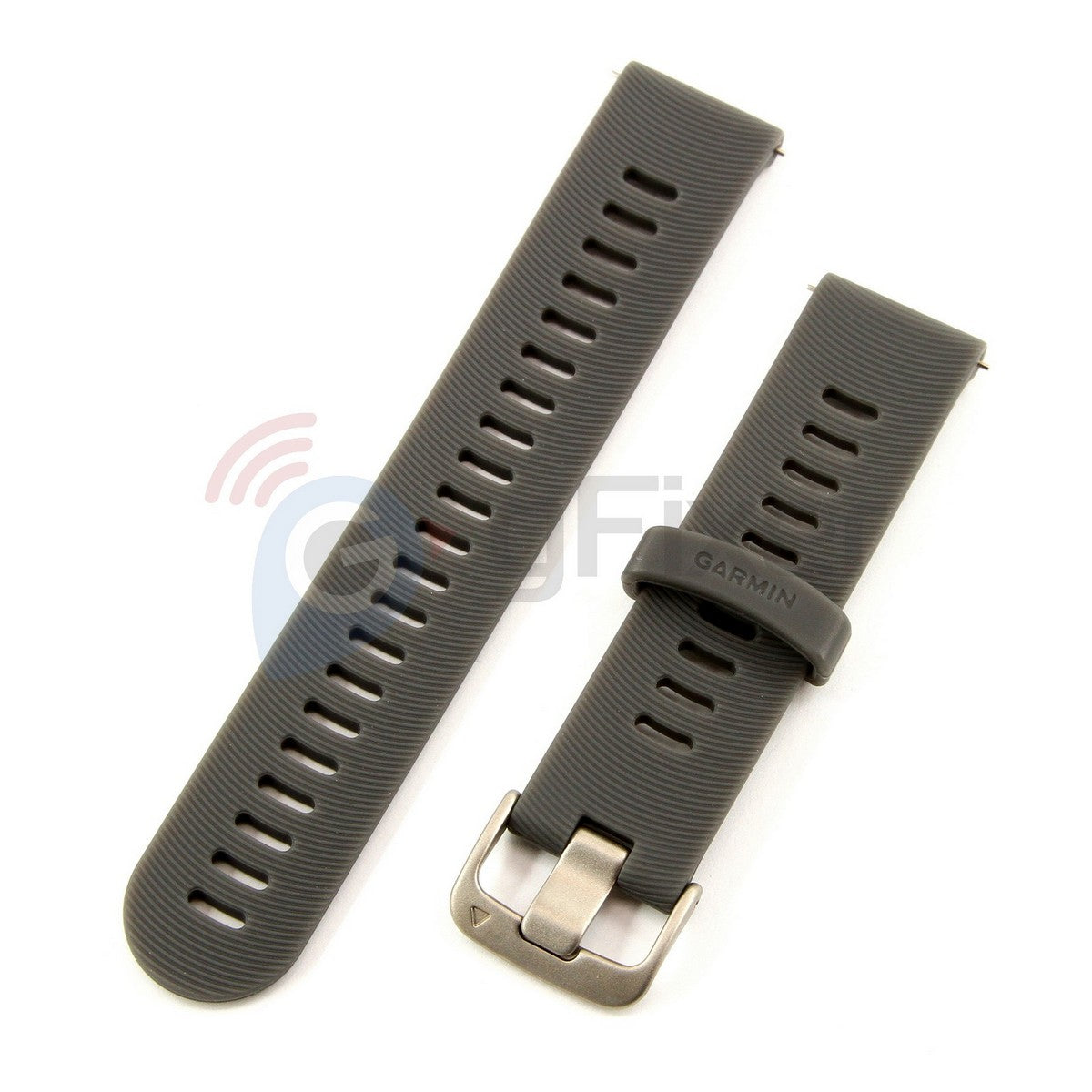 Silicone band for Garmin Forerunner 645 Slate Grey. Quick Release 20 mm New