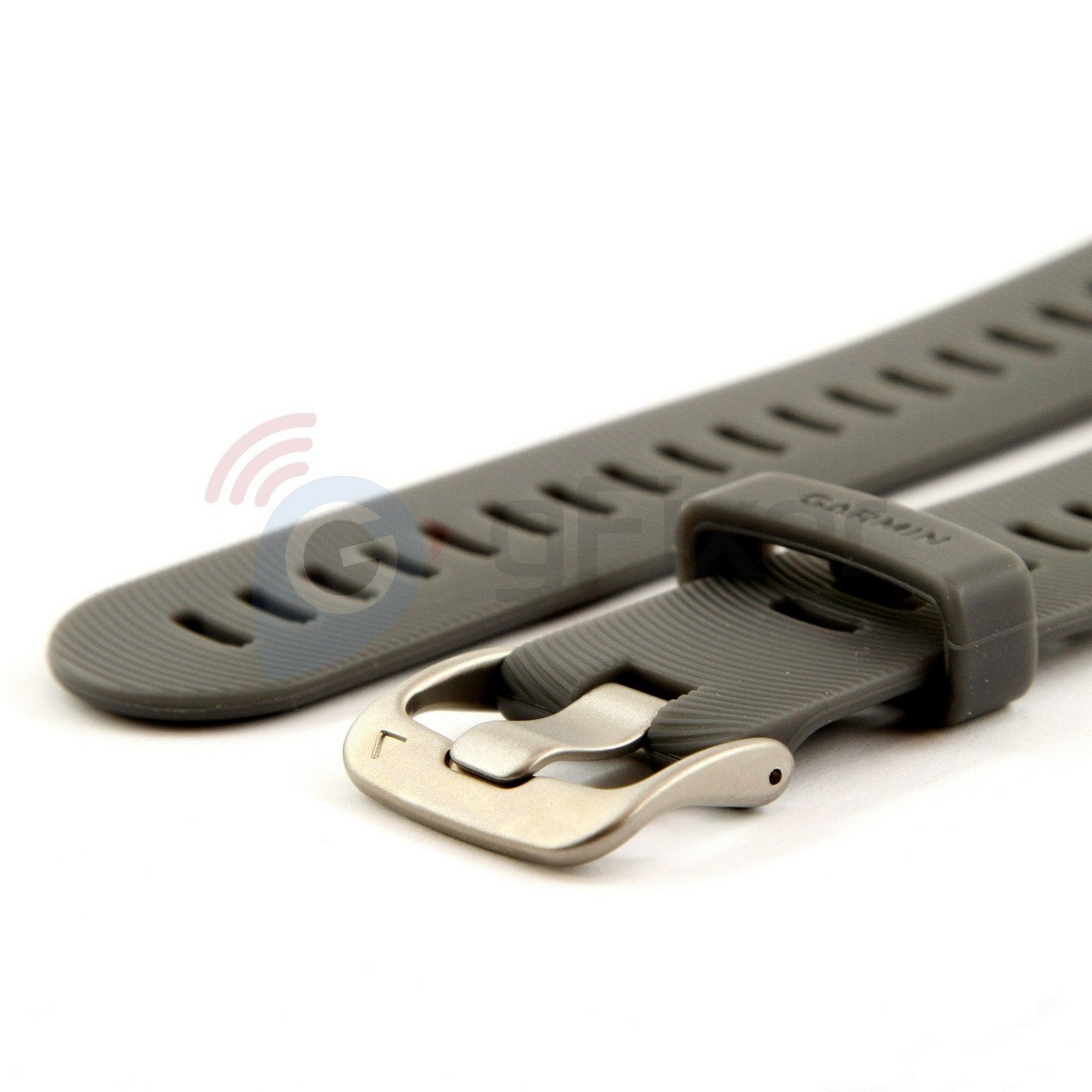 Silicone band for Garmin Forerunner 645 Slate Grey. Quick Release 20 mm New