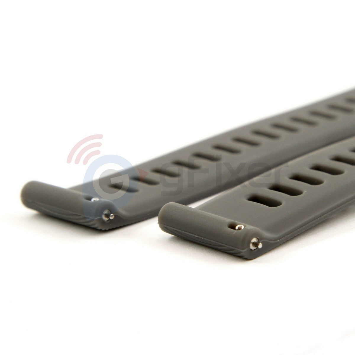 Silicone band for Garmin Forerunner 645 Slate Grey. Quick Release 20 mm New