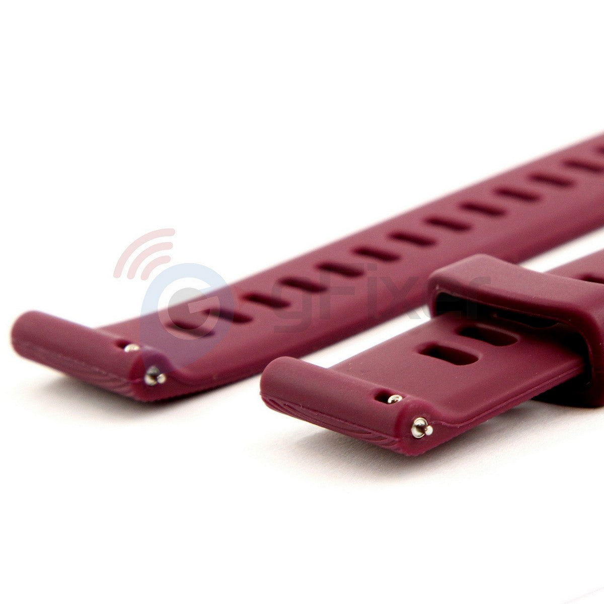 Silicone band for Garmin Forerunner 645 Berry. Quick Release 20 mm New