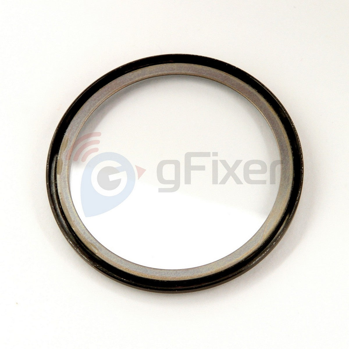 Front case bezel ring for Garmin vivomove HR (black, with glass) New