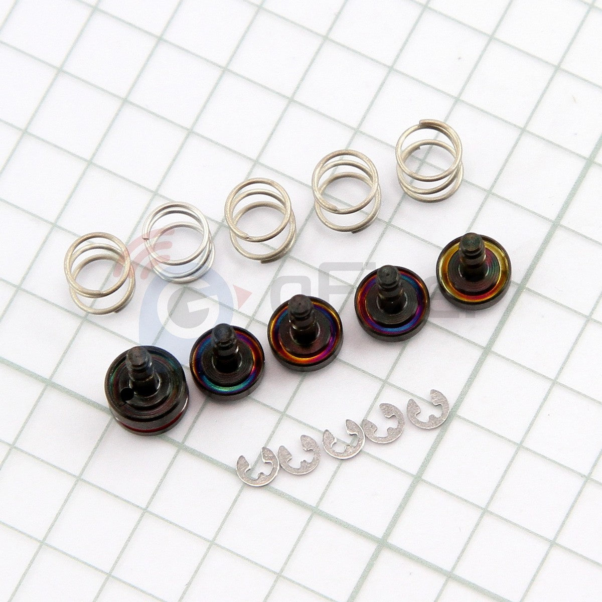 Buttons kit for Garmin fenix 5 Plus (black) New
