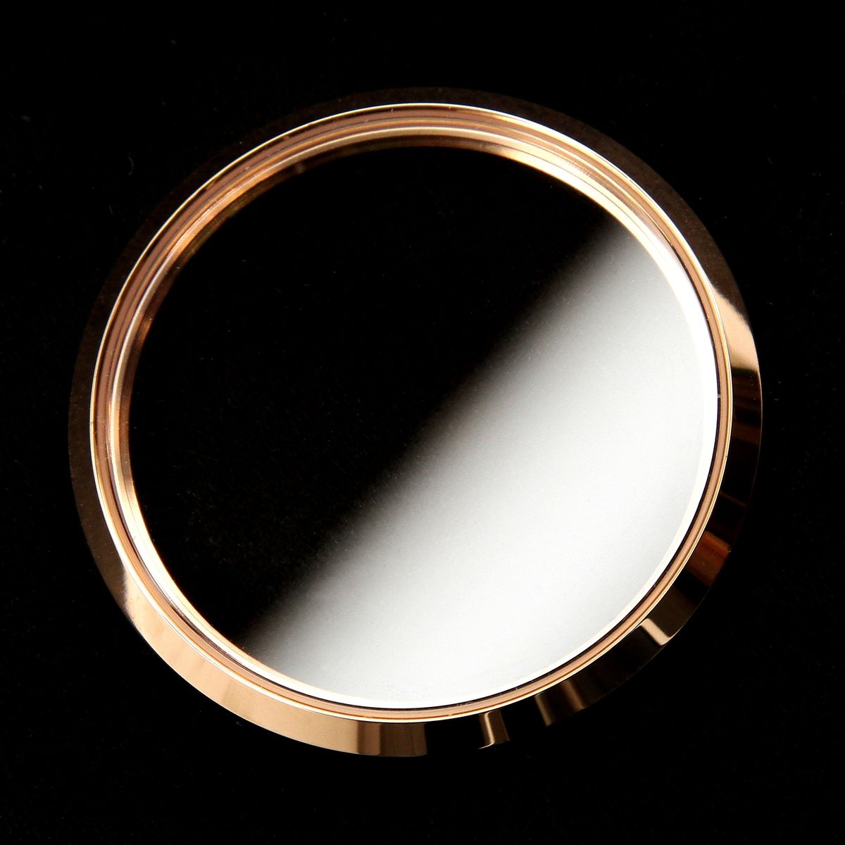 Front case bezel ring for Garmin vivomove HR (rose gold, with glass) New