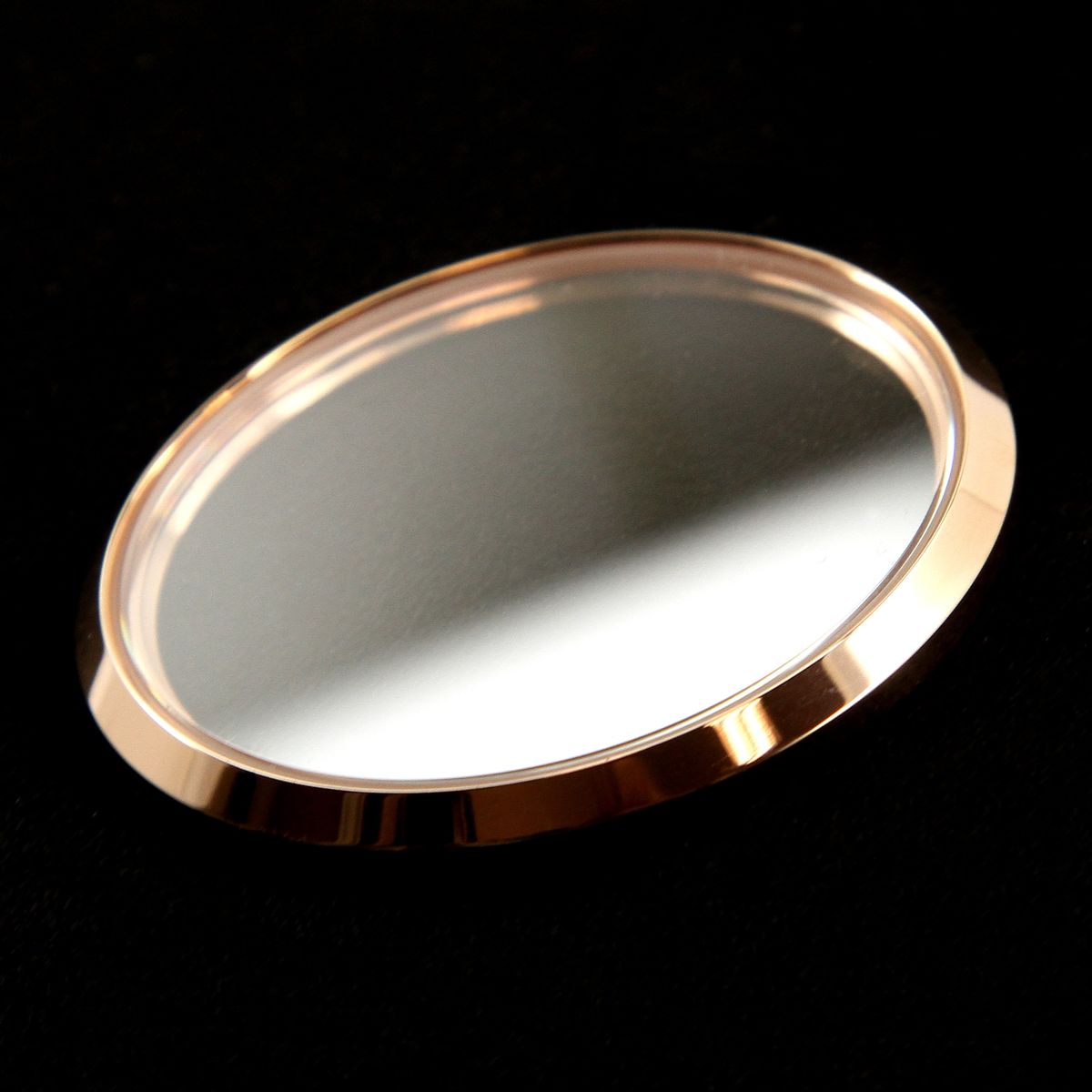 Front case bezel ring for Garmin vivomove HR (rose gold, with glass) New