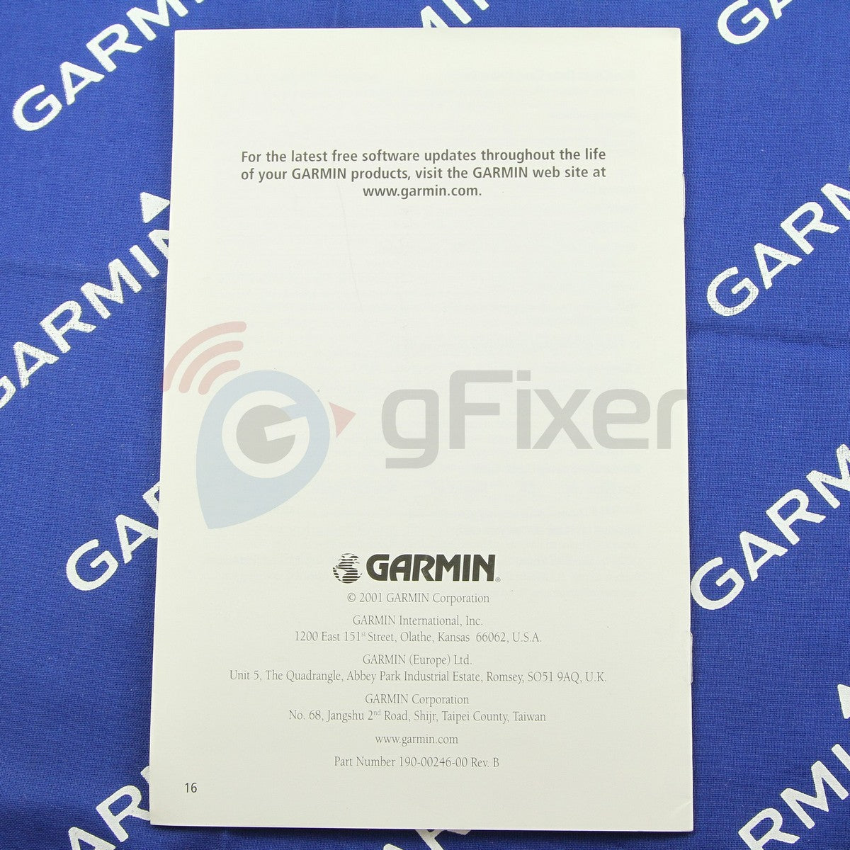 user's guide for Garmin BlueChart Used