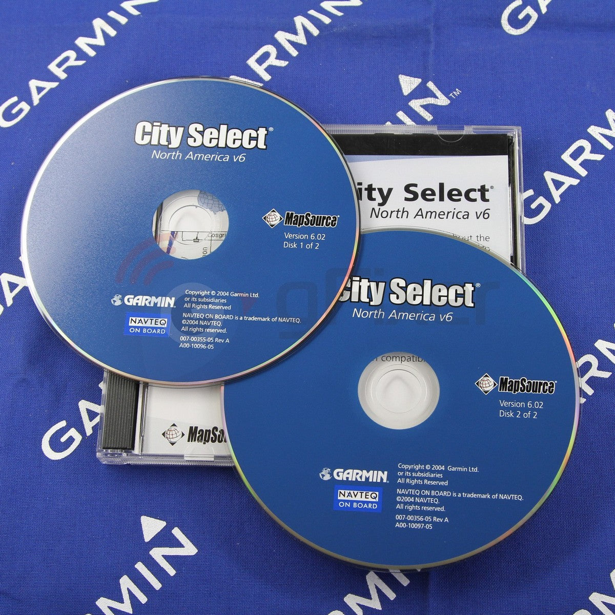 Software for Garmin iQue 3200. MapSource-City Select North America v.6.02 Used