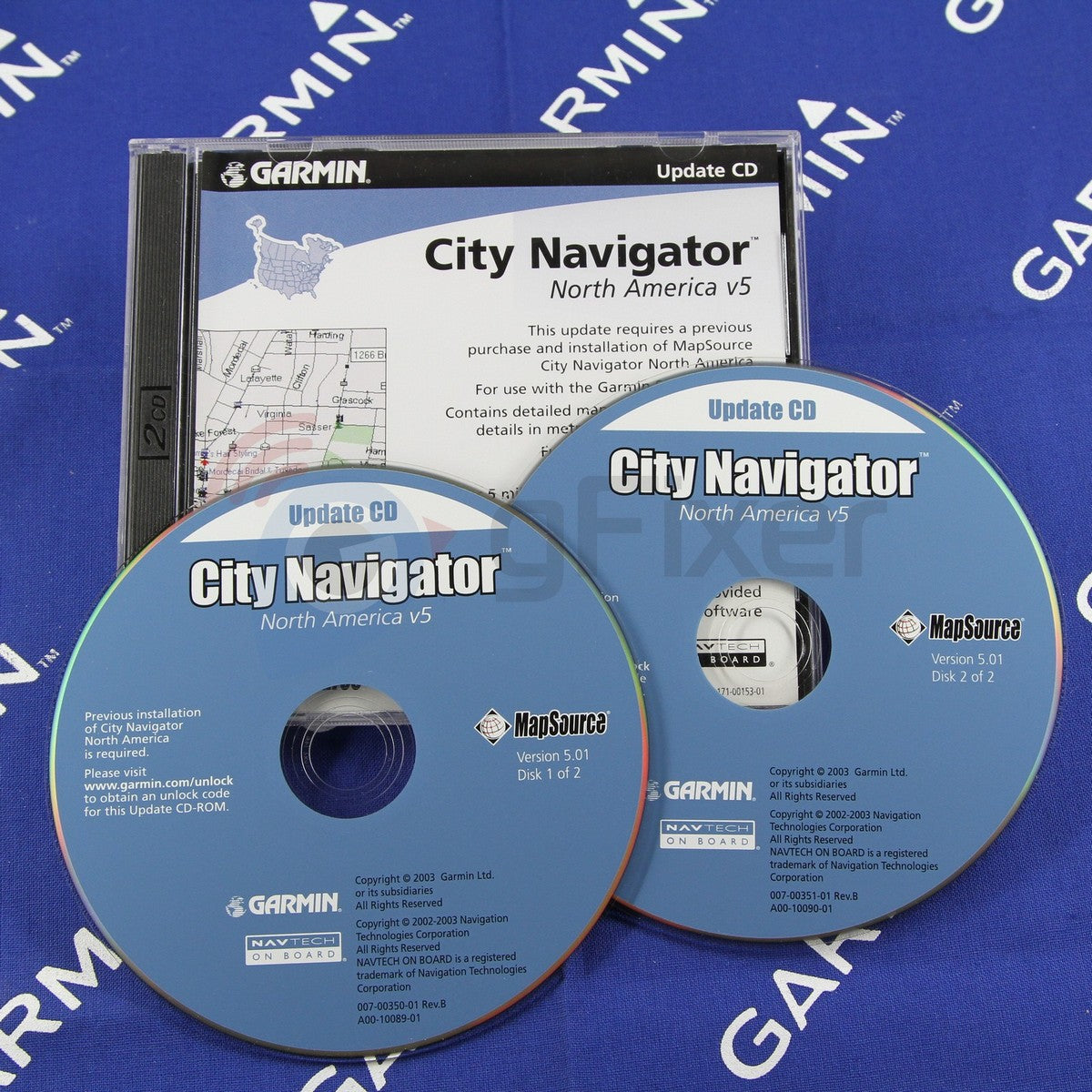 Software for Garmin City Navigator North America v5 - 2cd Used