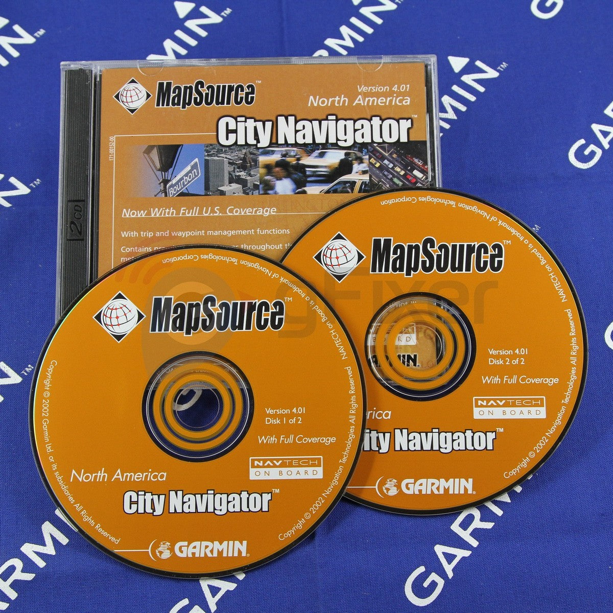 Software for Garmin City Navigator North America v4.01 - 2cd Used
