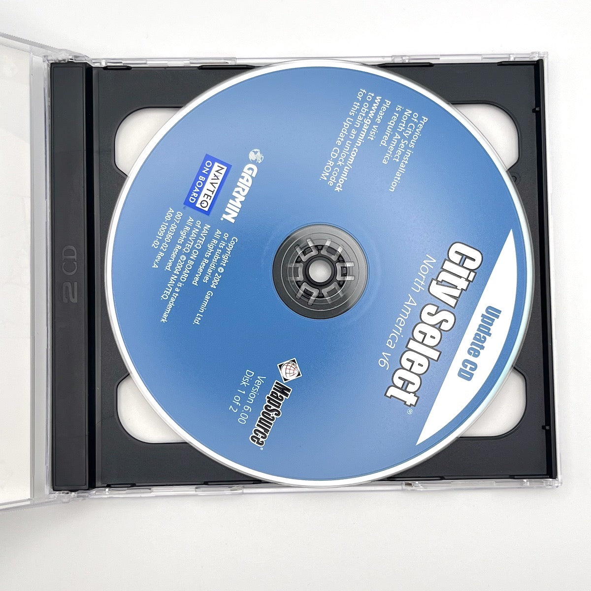Software for Garmin City Select North America v6 - 2cd Used