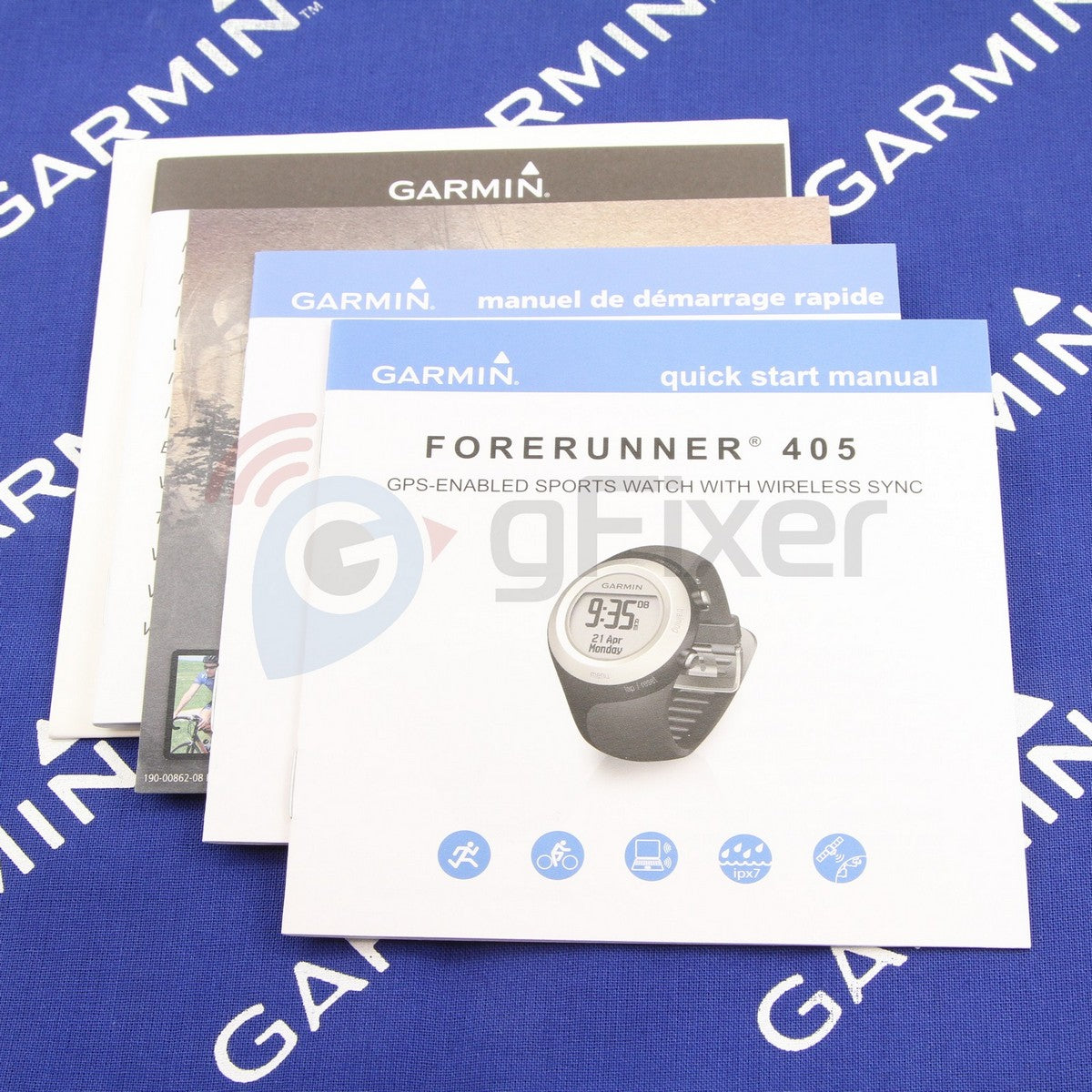 quick start manual for Garmin Forerunner 405 New