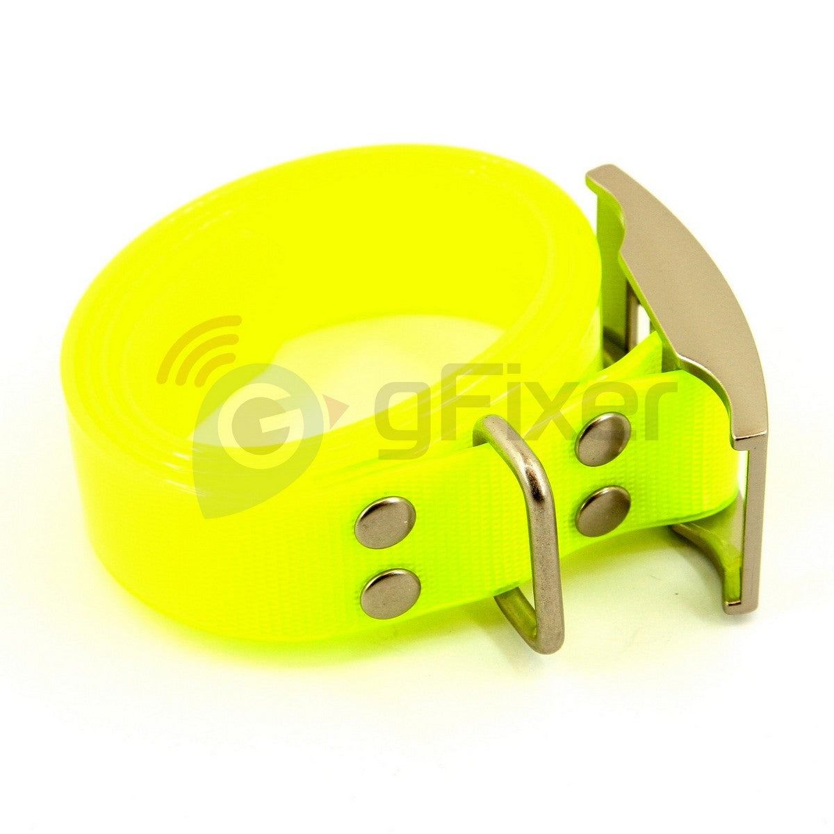 Replacement collar strap for Garmin T 5 (lime yellow) New