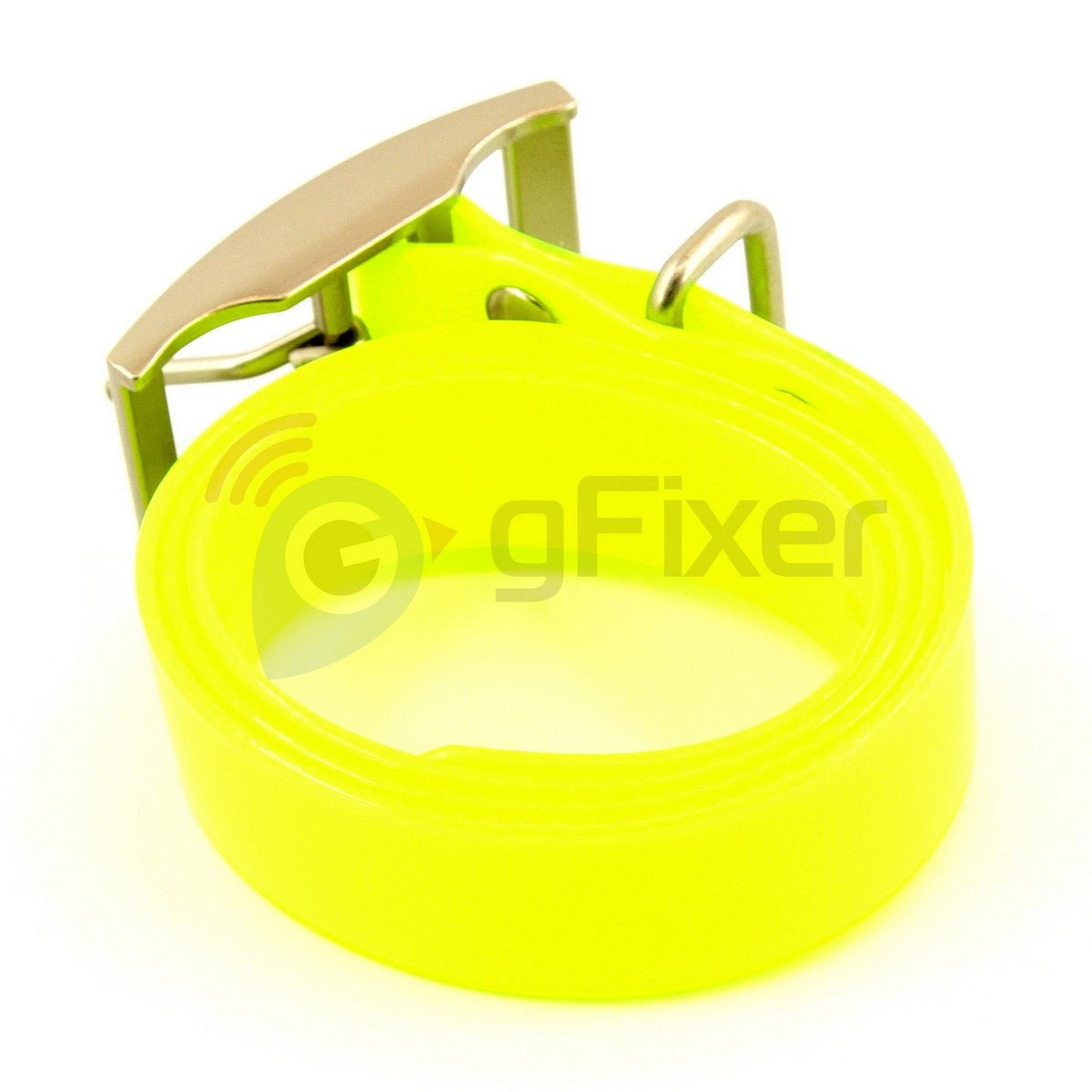 Replacement collar strap for Garmin T 5 (lime yellow) New