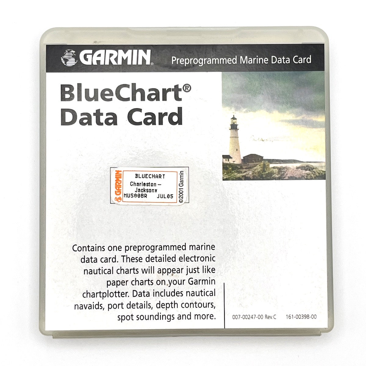 Data card BlueChart for Garmin GPSMAP MUS008R (Charleston - Jacksonville) Used
