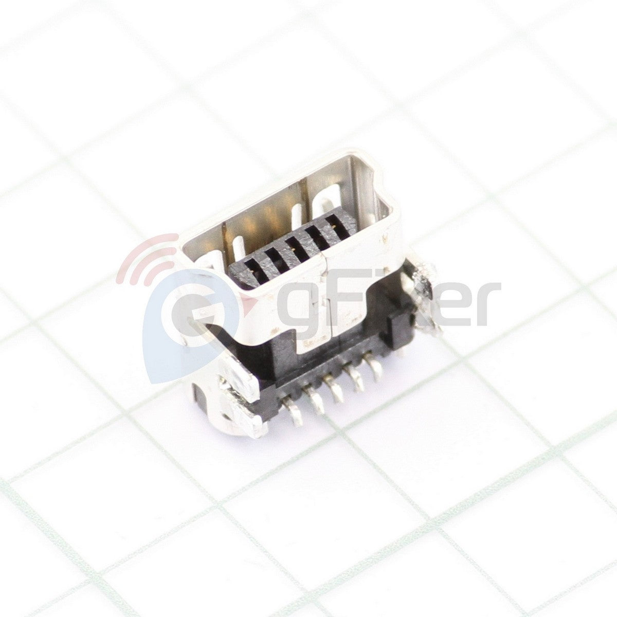 mini USB socket female 5pin 7mm angle for Garmin Used