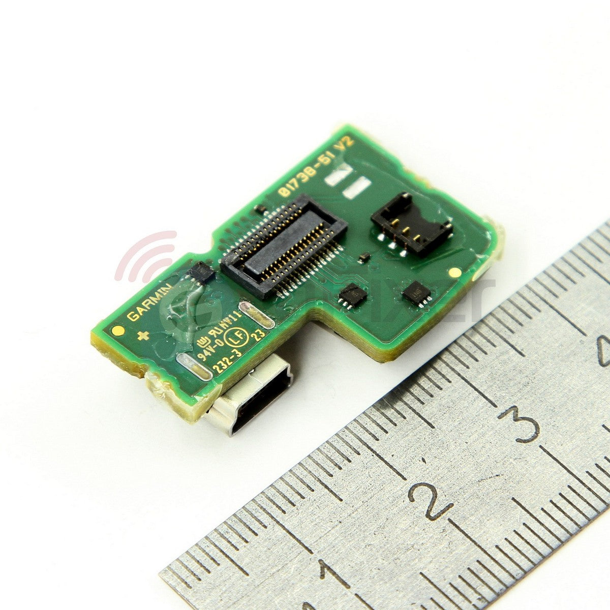 PCB w miniUSB & MicroSD holder for Garmin Edge 800 TYPE-10 New