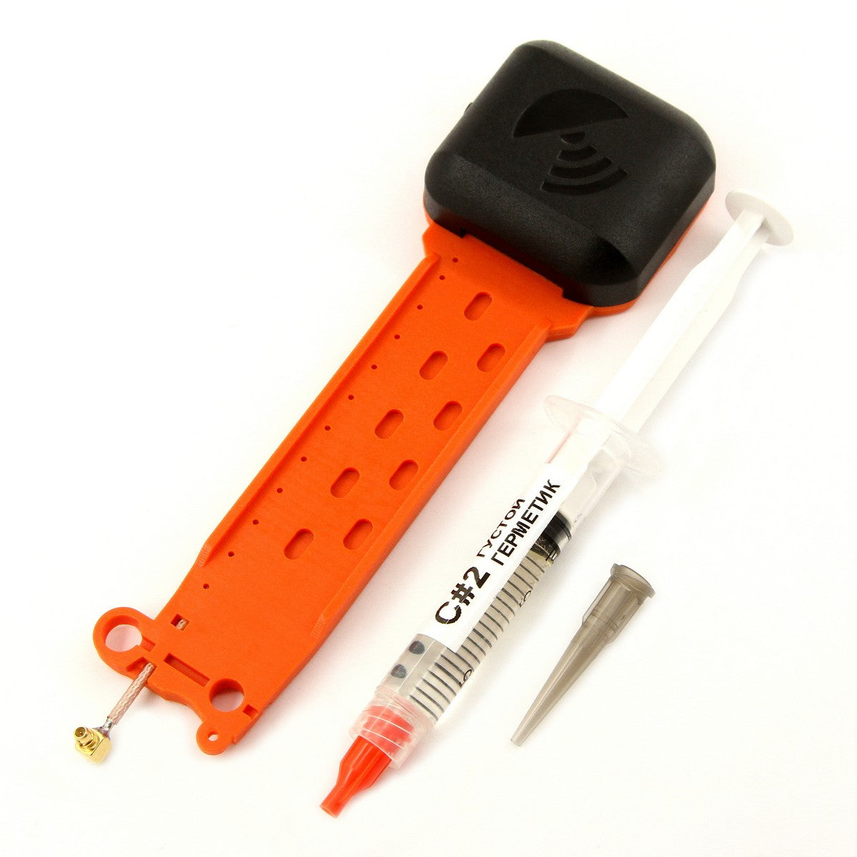 GPS antenna collar for Garmin T5 mini (heavy duty orange band