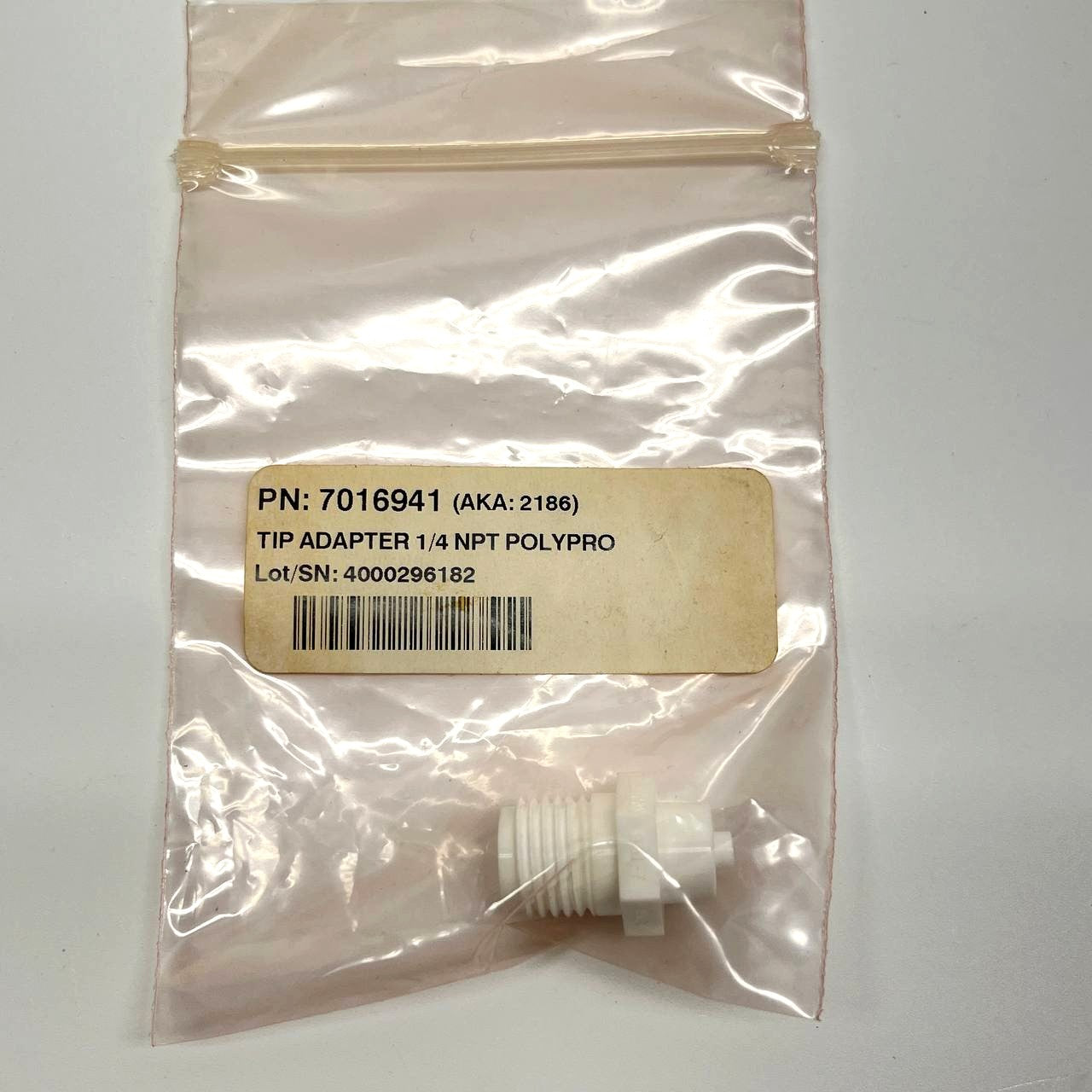 Polypro Tip Adapter 1/4 NPT Male Thread PN 7016941