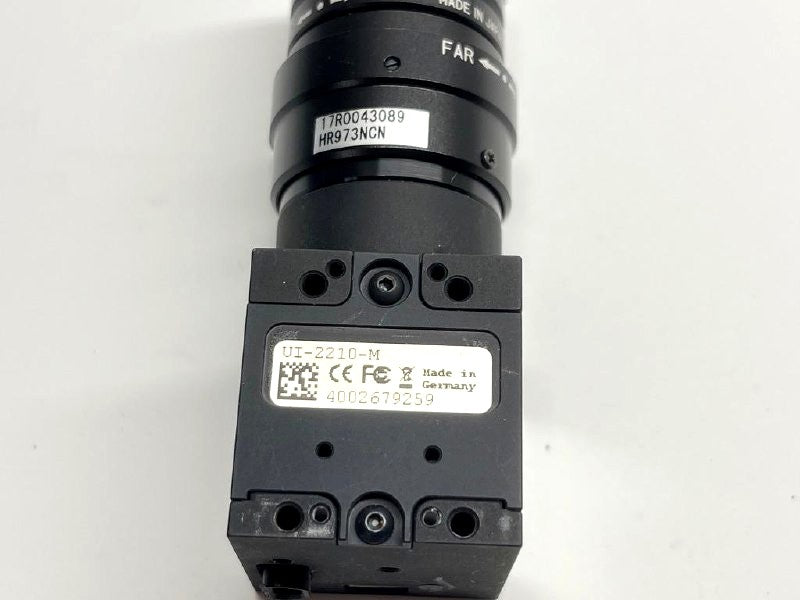 IDS uEye UI-2210-M Machine Vision Camera with 8mm F1.4 Lens - Made in Germany