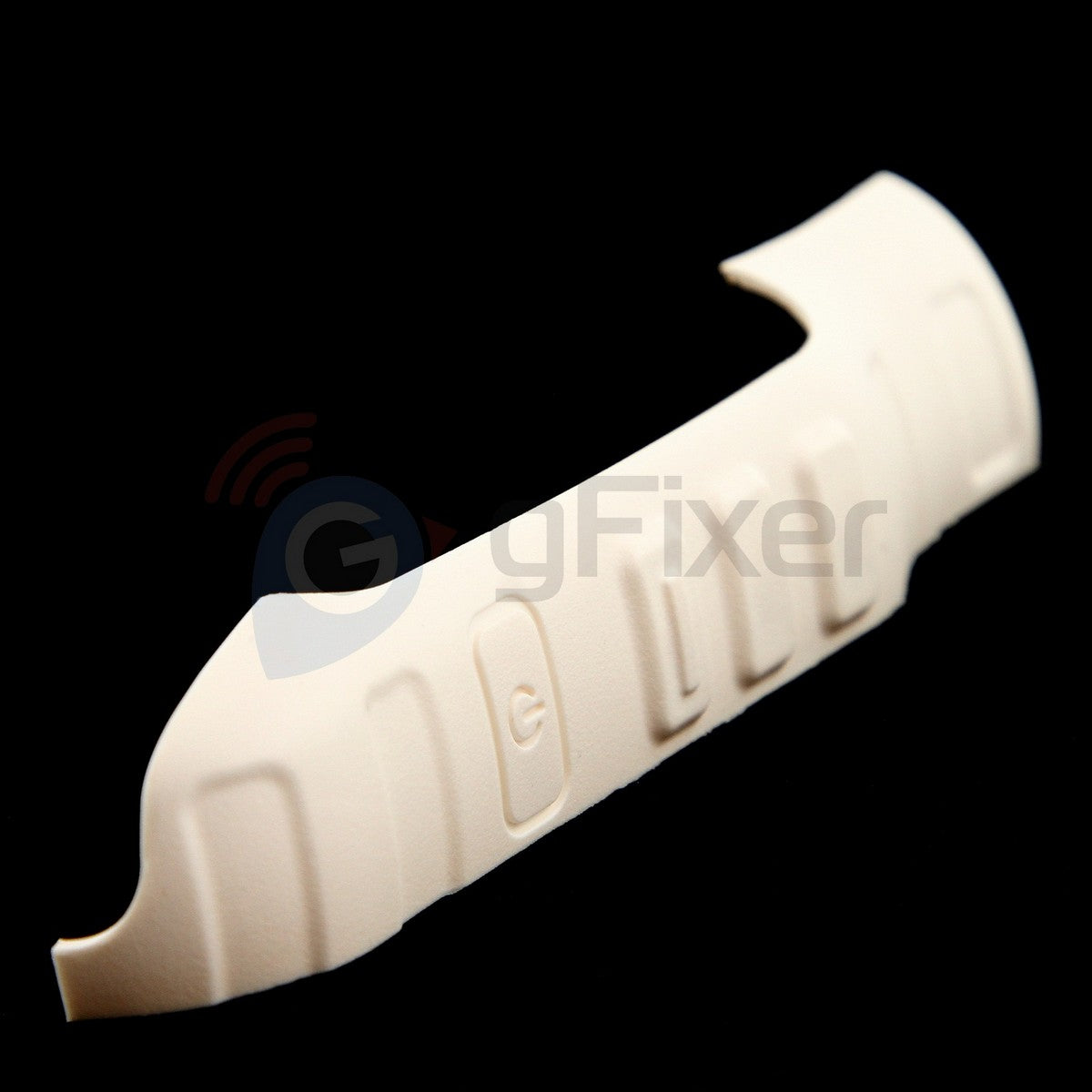 Rubber buttons (right side) for Garmin Virb, Virb Elite (white) repair part