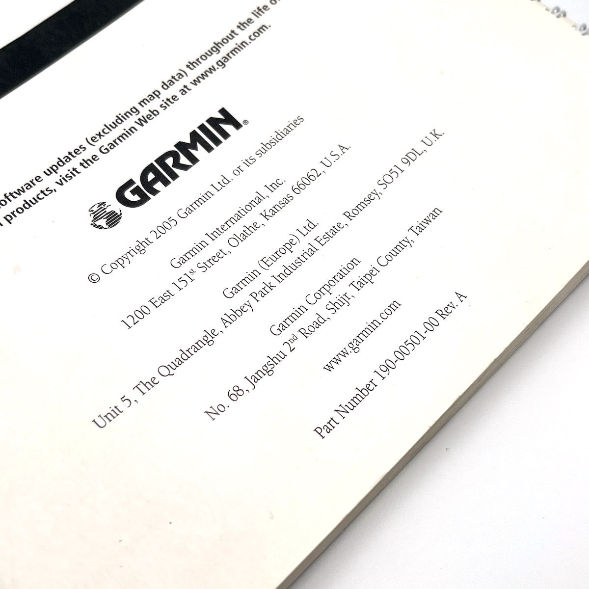 Used owner's manual for Garmin GPSMAP 276C Plus West Marine