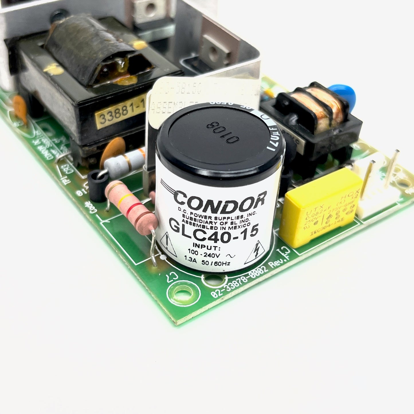 Condor GLC40-15 15V 2.7A 40W Open-Frame AC-DC Power Supply PCB