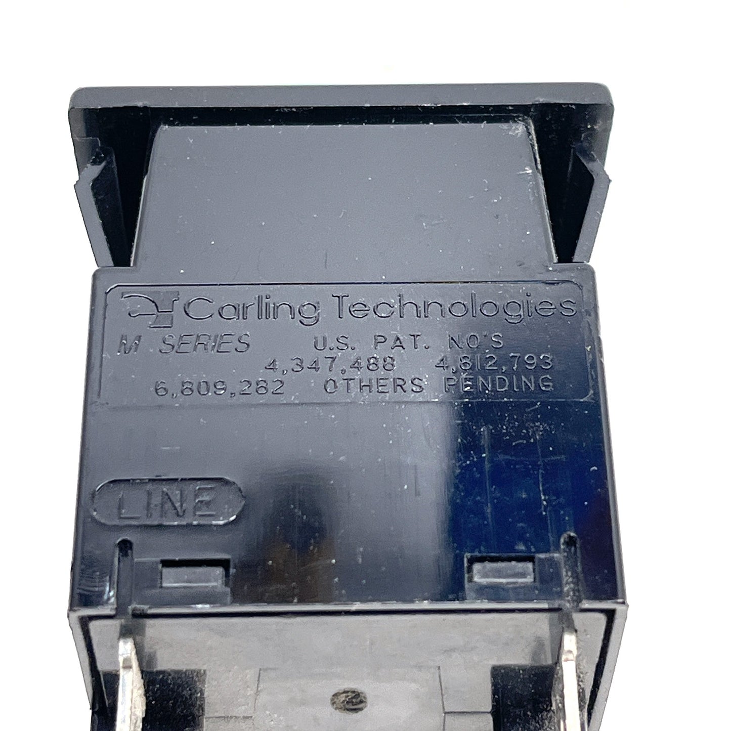 Carling Tech M‑Series Hydraulic Magnetic 20A 250VAC/80VDC 2‑Pole Panel Breaker