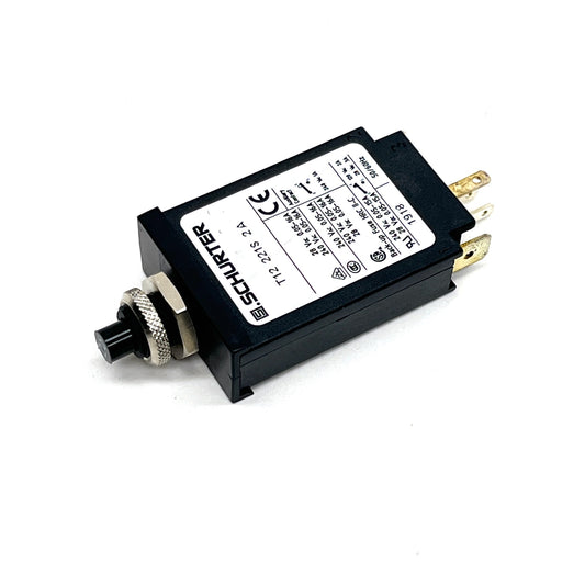 Thermal Circuit Breaker Schurter T12‑221 240VAC 10A Manual Reset