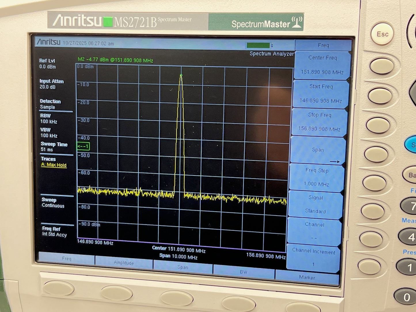 Anritsu MS2721B Spectrum Master 9 kHz–7.1 GHz with Tracking Generator – Tested & Working – Complete Kit