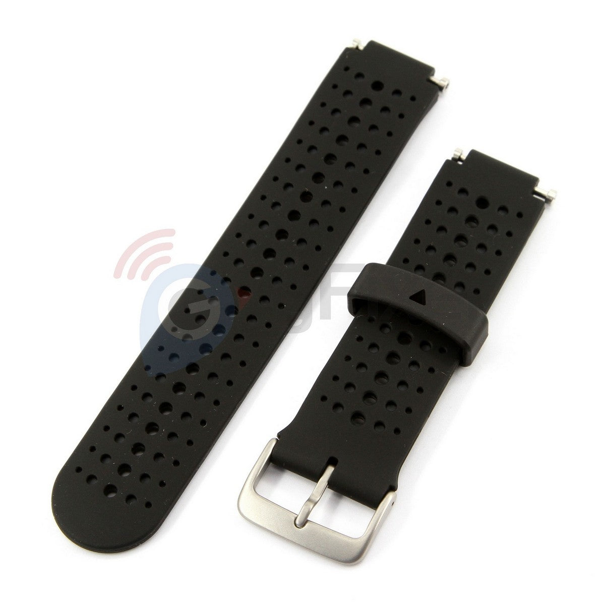 Silicone band  for Garmin Forerunner 235 (Black Gray) New