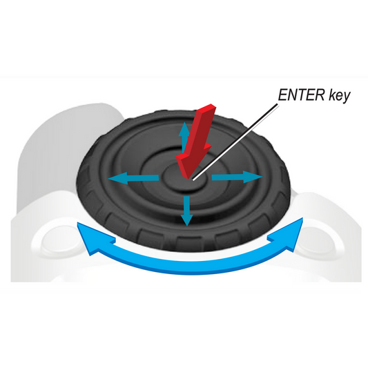 Rock'n'Roller wheel for Garmin Colorado (3rd party, reinforced rubber) New