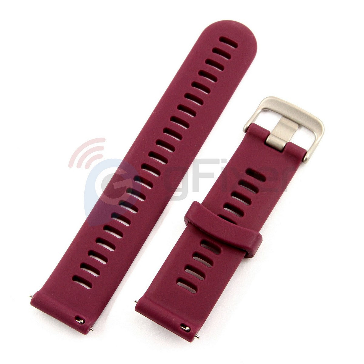 Silicone band  for Garmin Forerunner 645 Berry. Quick Release 20 mm New