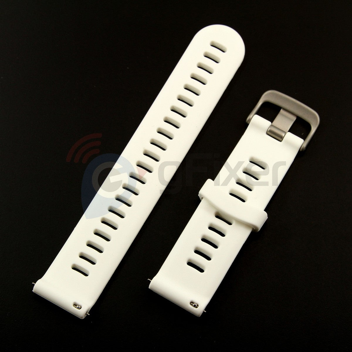 Silicone band  for Garmin Forerunner 645 White. Quick Release 20 mm New