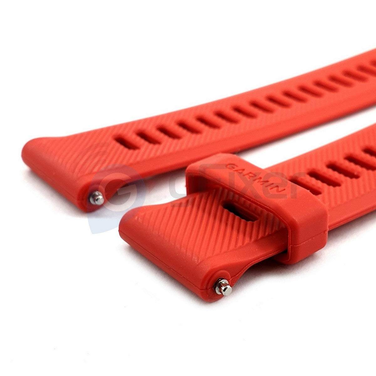 Silicone band  for Garmin Forerunner 745 magma red. Quick Release 22 mm New