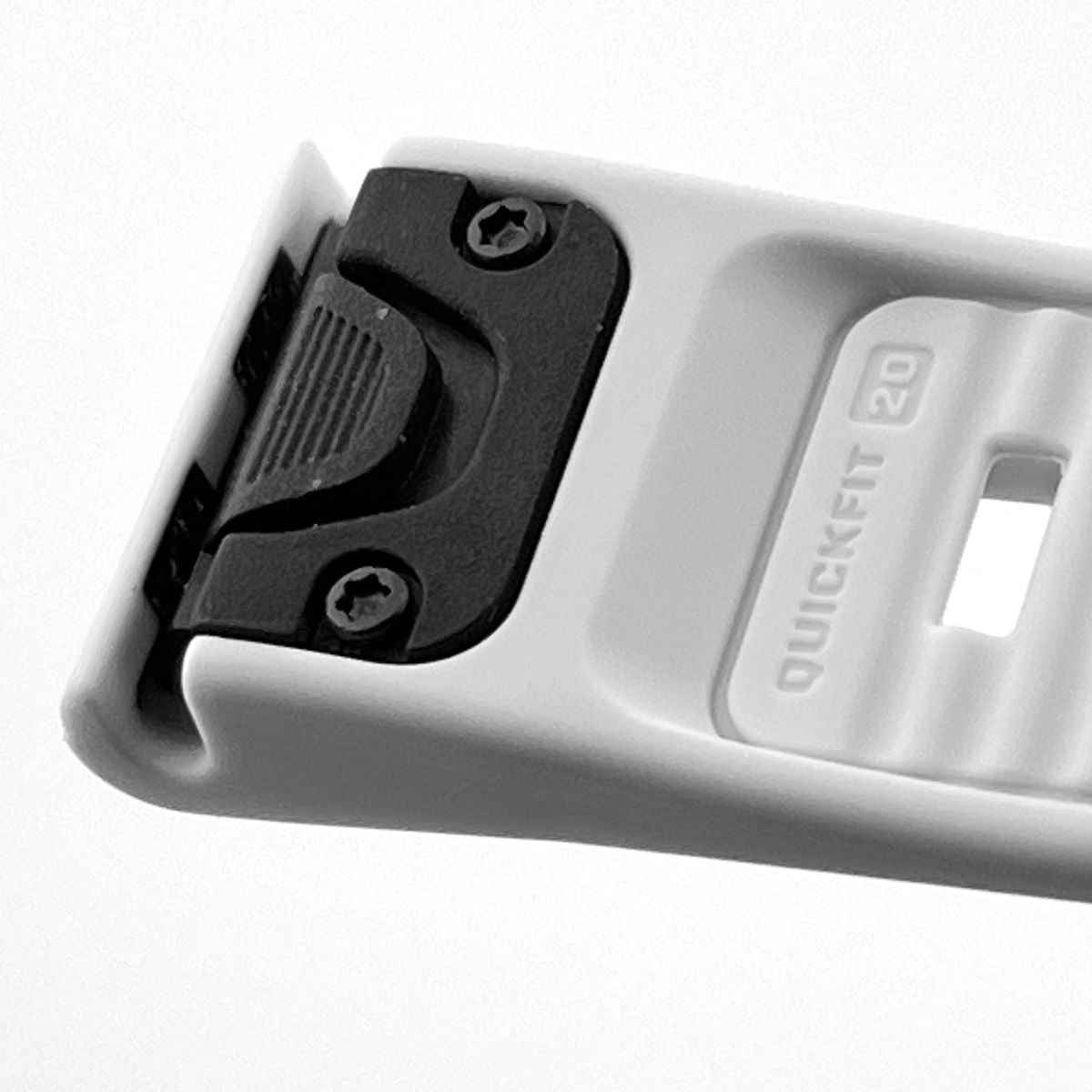 Silicone band for Garmin Fenix 8 (43mm) Silver buckle, QuickFit 20mm. OEM (without screwdrivers and box) New