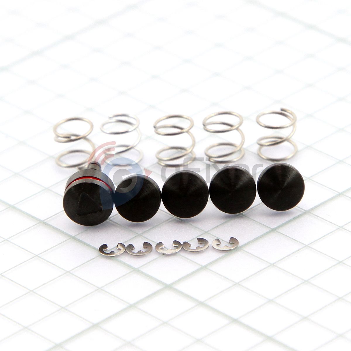 Buttons kit for Garmin fenix 5 Plus (black) New