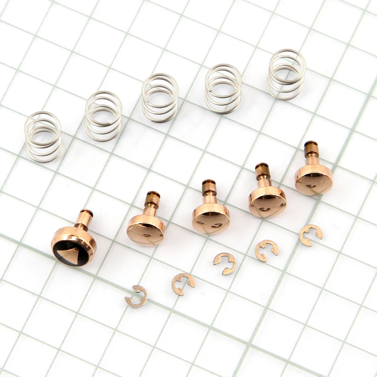 Buttons kit for Garmin Fenix 5s Plus Rose Gold New