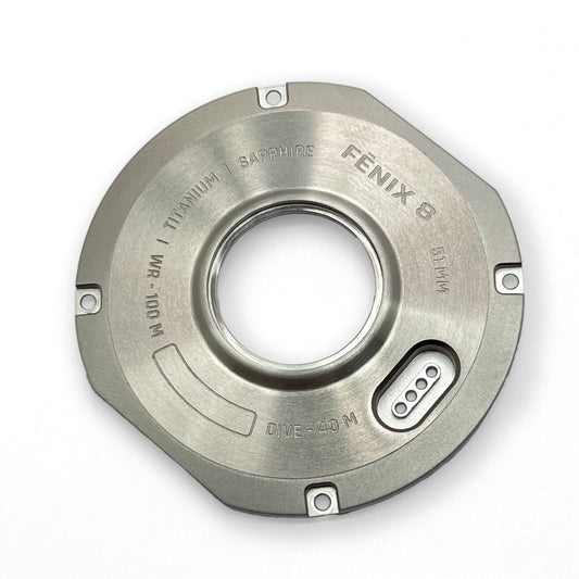 Back case for Garmin Fenix 8  (51 mm) (titanium) without contacts New